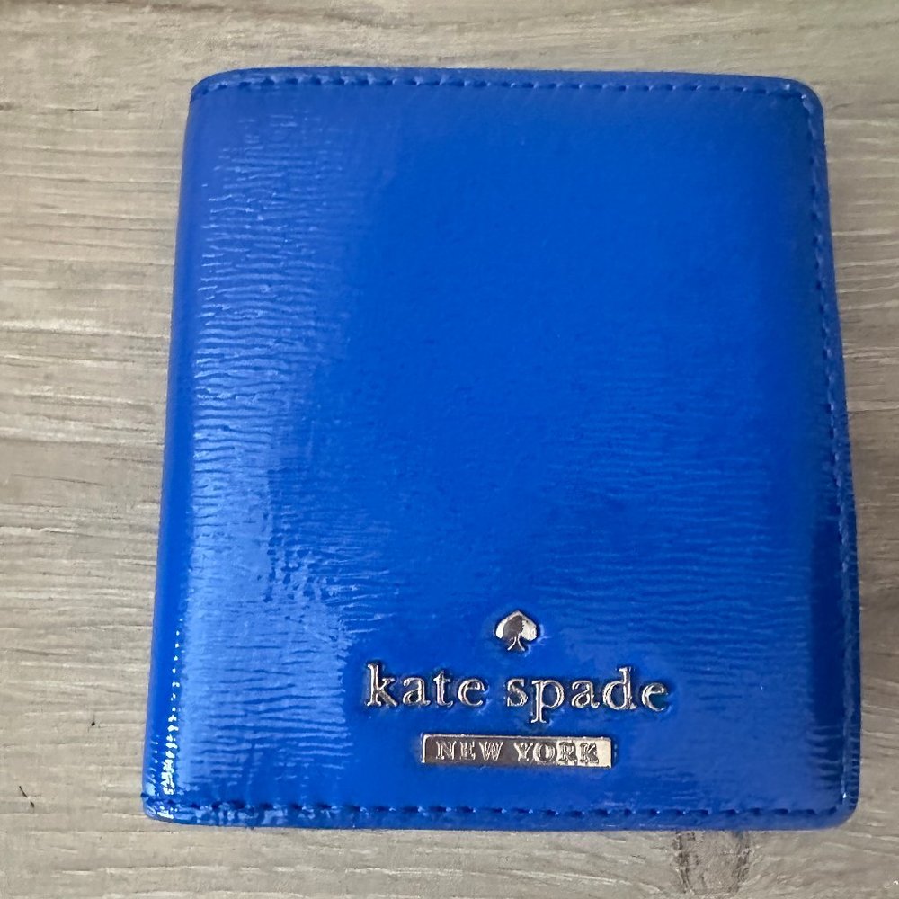 Kate Spade small blue wallet